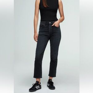 Agolde High Rise Black Jeans